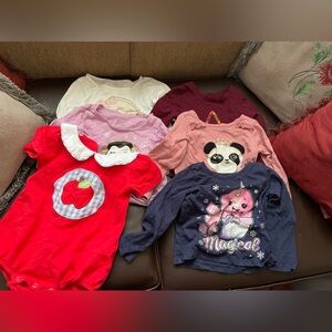 girls shirts And One Piece Size 18 Months
